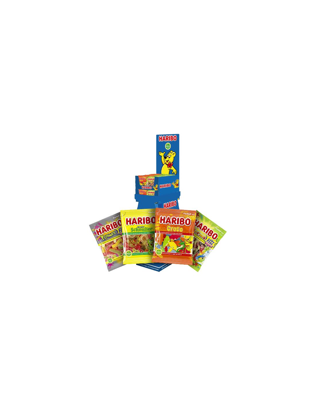 Haribo Halal Big Pack 72 bags - Distribución Mayorista