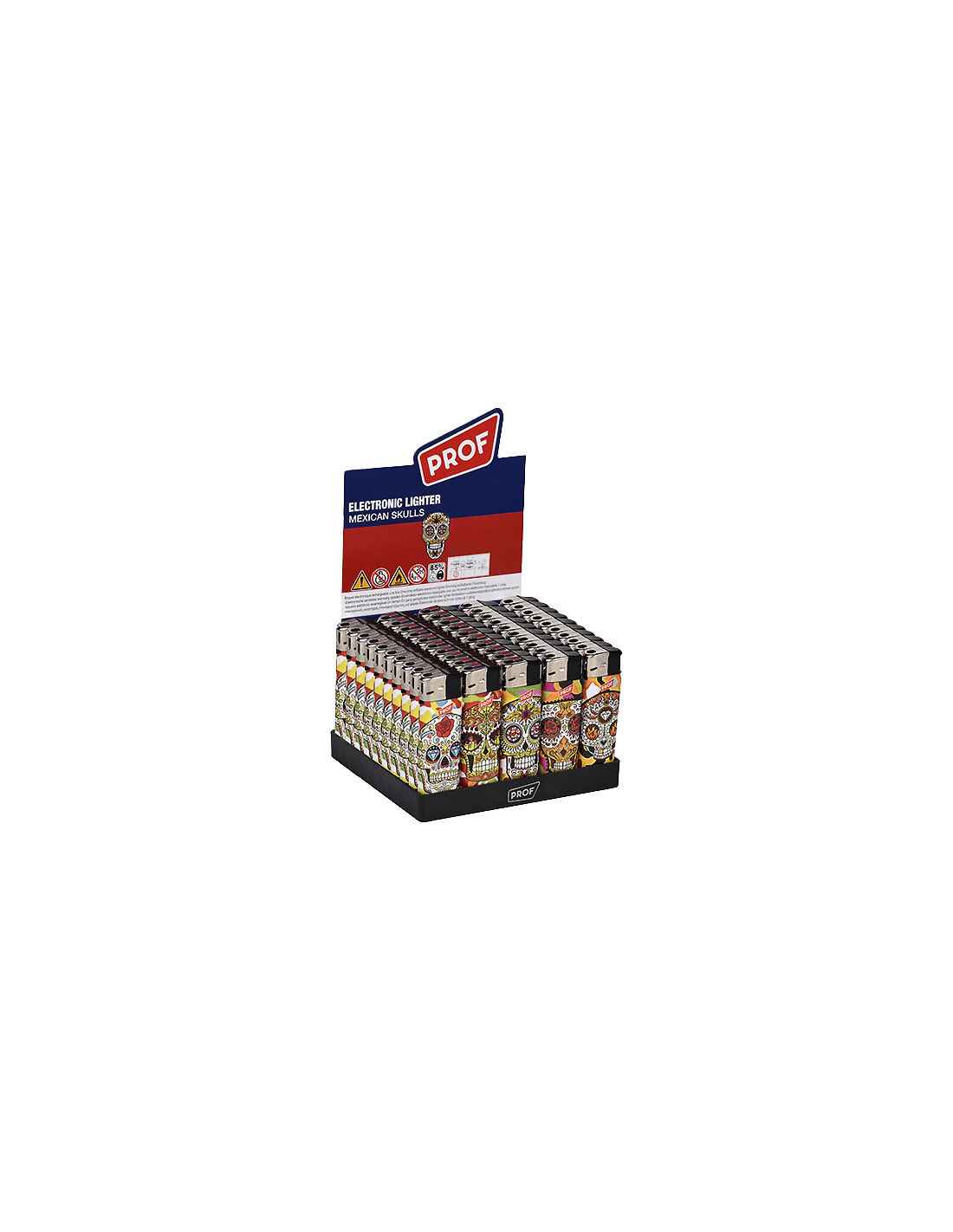 Electronic lighter Mexican Skulls | Distribución Mayorista