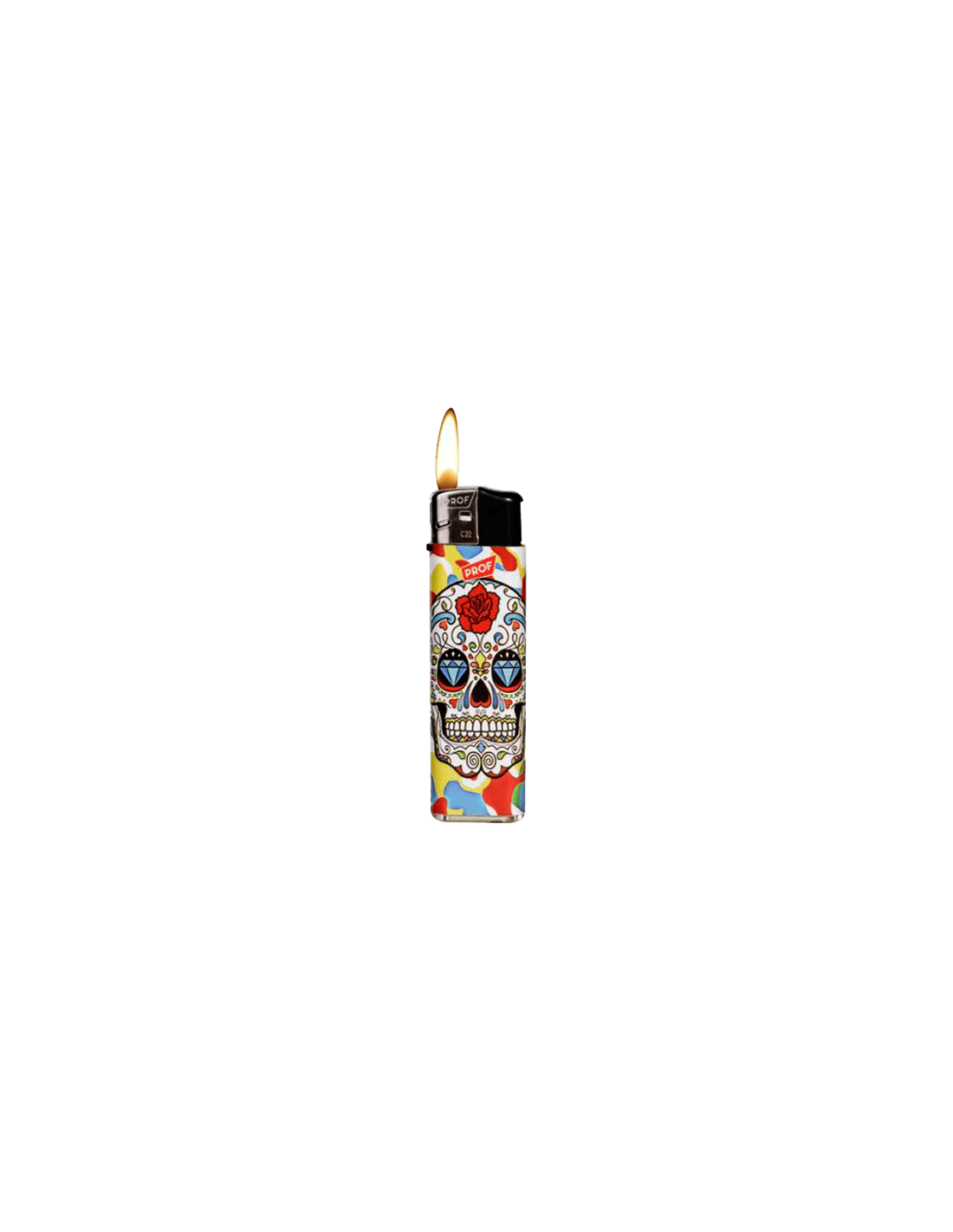 Elektronisches Feuerzeug Mexican Skulls | Distribución Mayorista