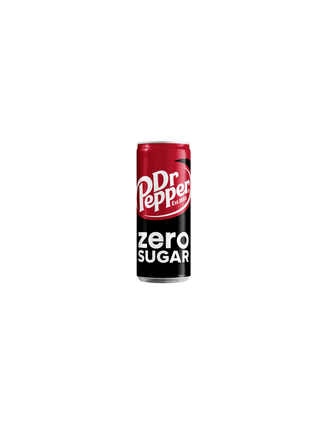 Dr Pepper Zero Sugar Sleek 330 ml | Distribución Mayorista