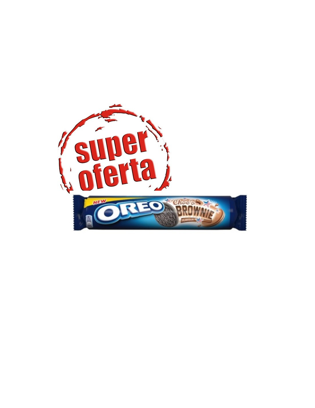 Oreo Brownie Rodillo 154g-Distribución Mayorista