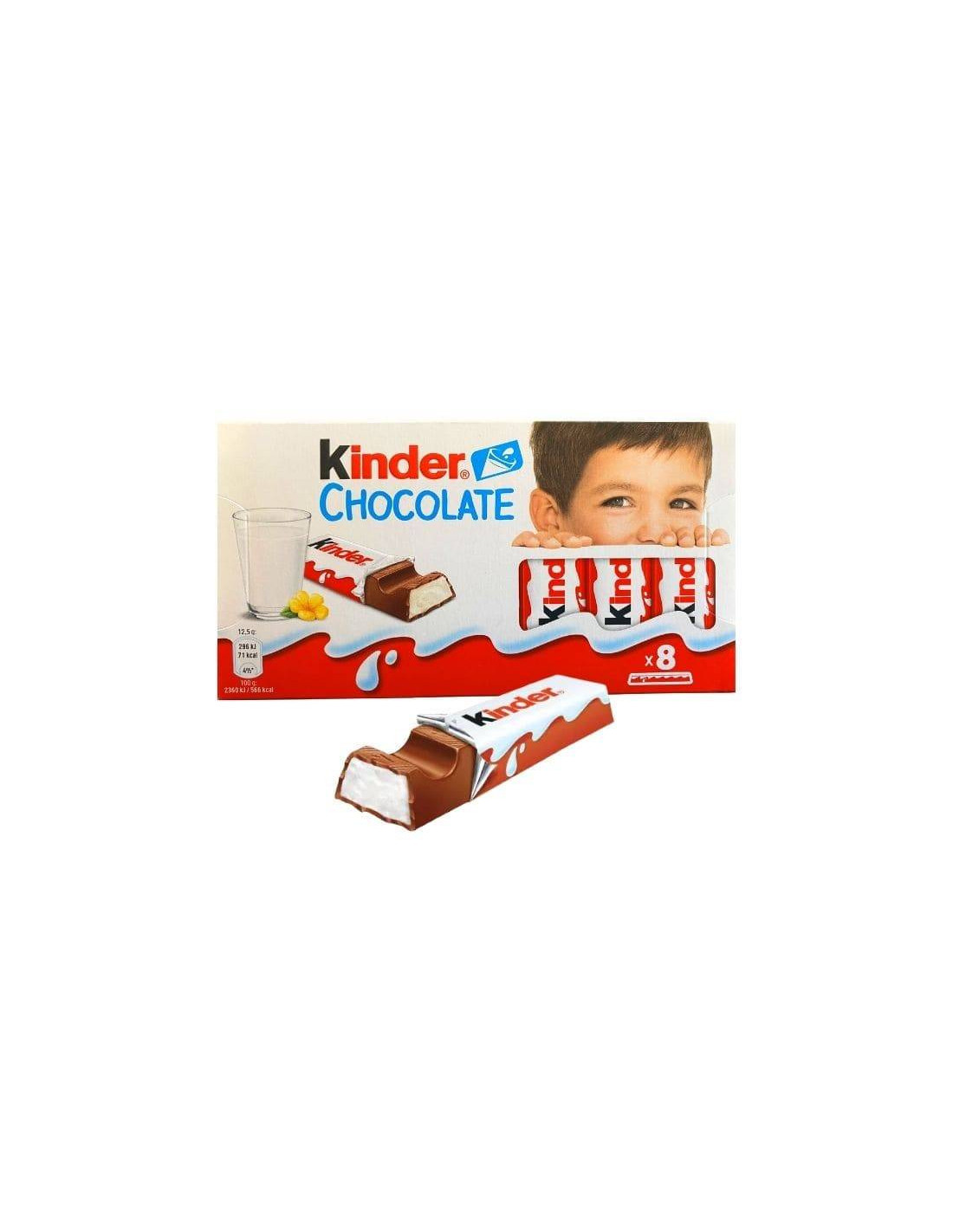 Pack Kinder Chocolate 8 x 12,5g-Distribución Mayorista