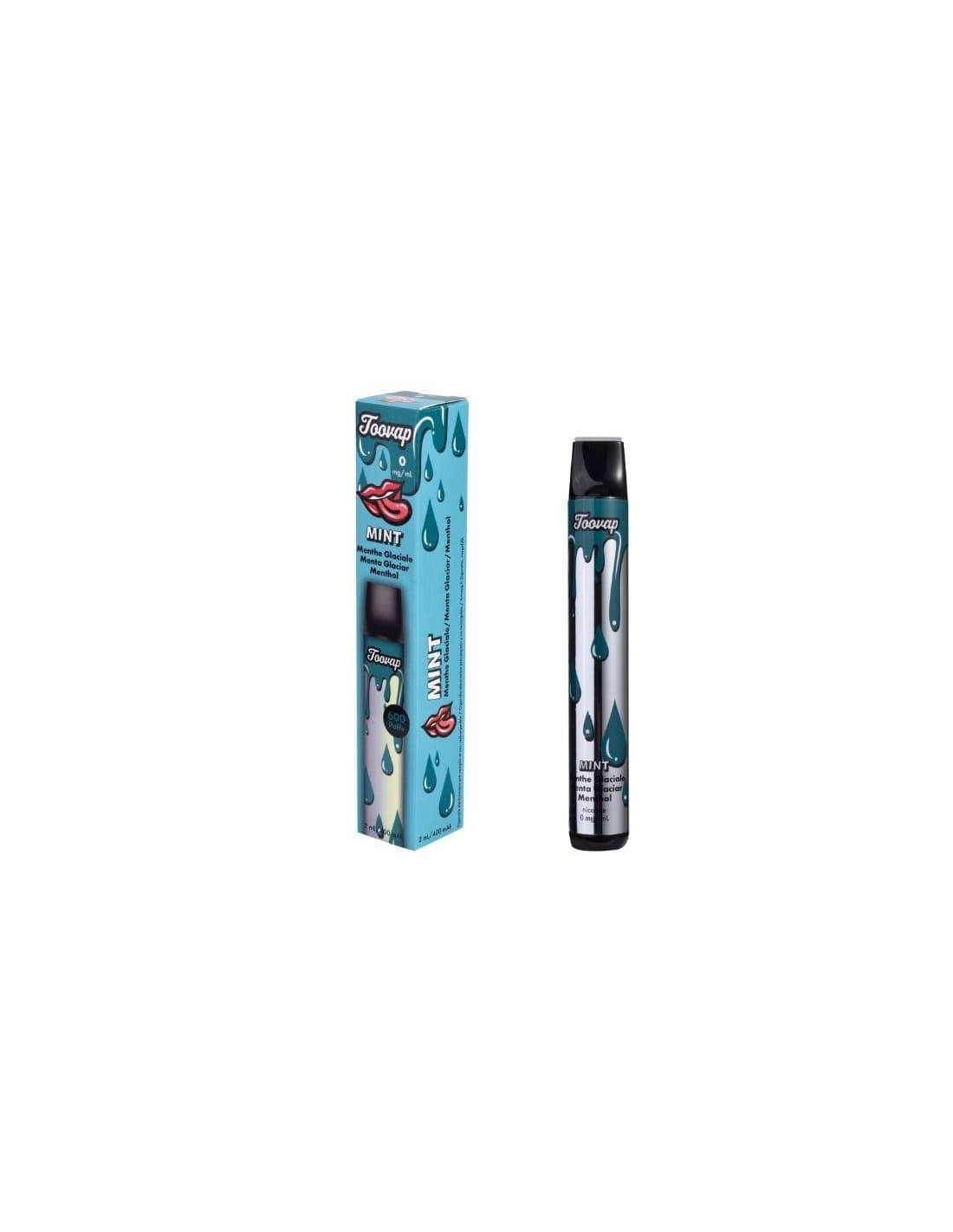 Vapeador Toovap Sin Nicotina Menta Glaciar-Distribución Mayorista