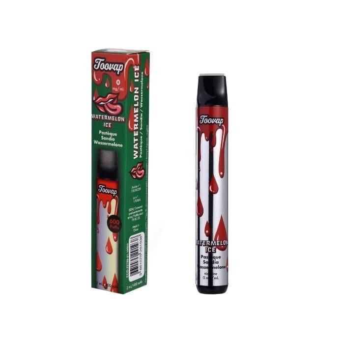 Watermelon Toovap flavored Nicotine-Free Vape-Distribución Mayorista