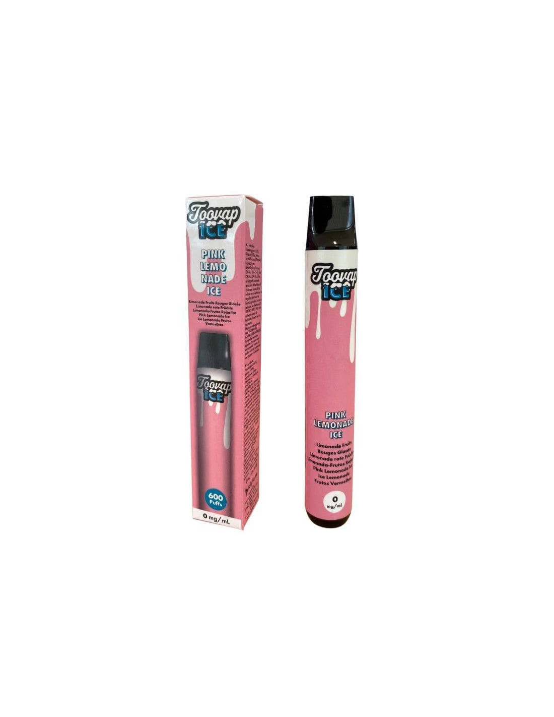 Vapeador Toovap Sin Nicotina Limonada Rosa - Distribución Mayorista
