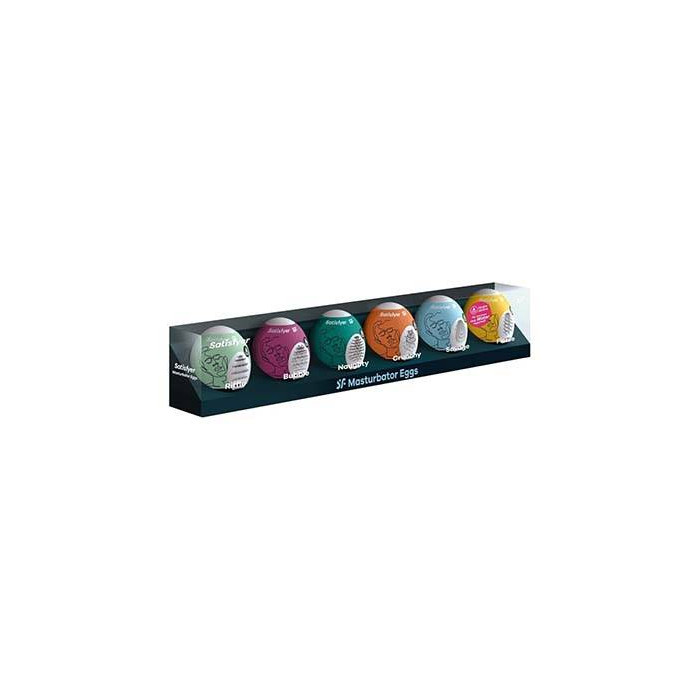 Pack of 6 Satisfyer Masturbation Eggs - Distribución Mayorista