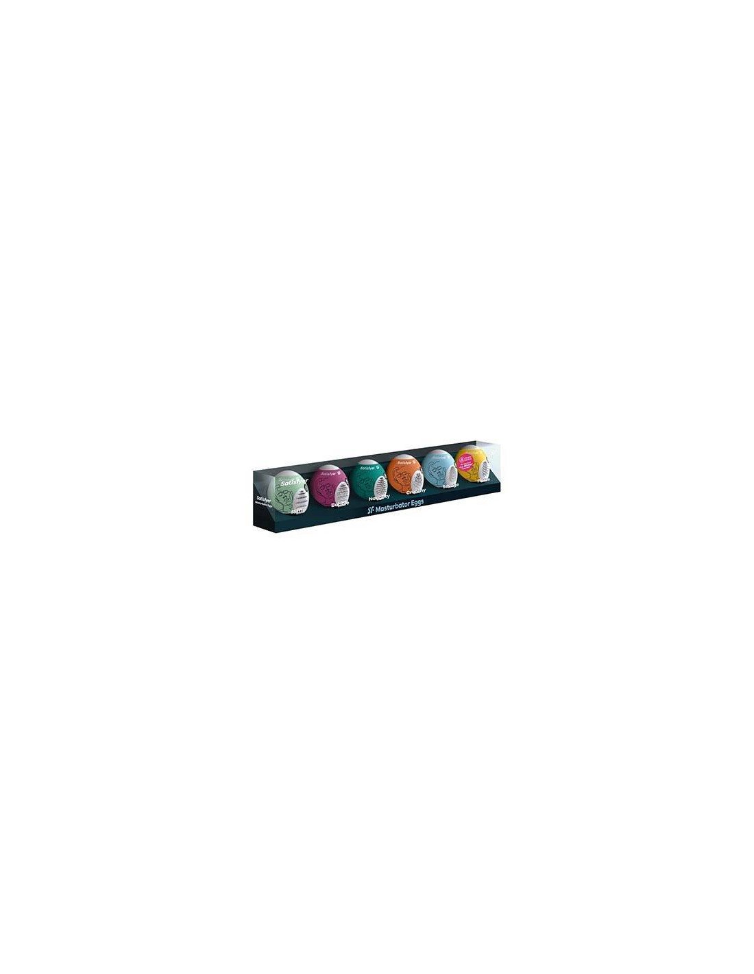 Pack of 6 Satisfyer Masturbation Eggs - Distribución Mayorista