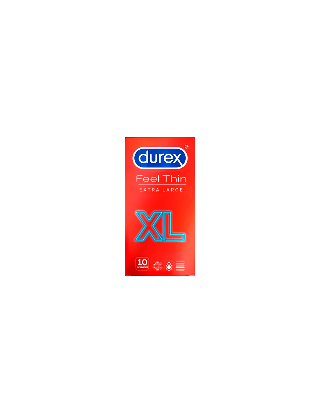 Durex Feel Thin XL 10 uds - Distribucion Mayorista