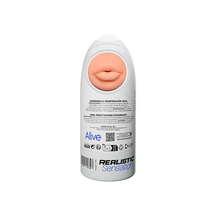 Masturbador Boca Super Realistic Alive - Distribución Mayorista