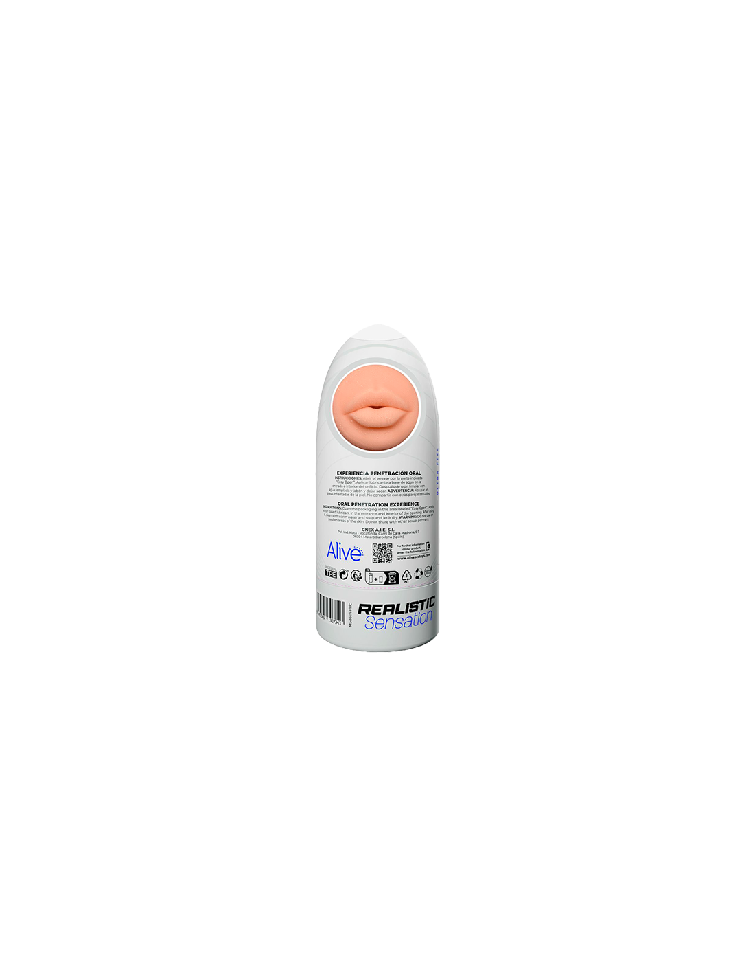 Masturbador Boca Super Realistic Alive - Distribución Mayorista