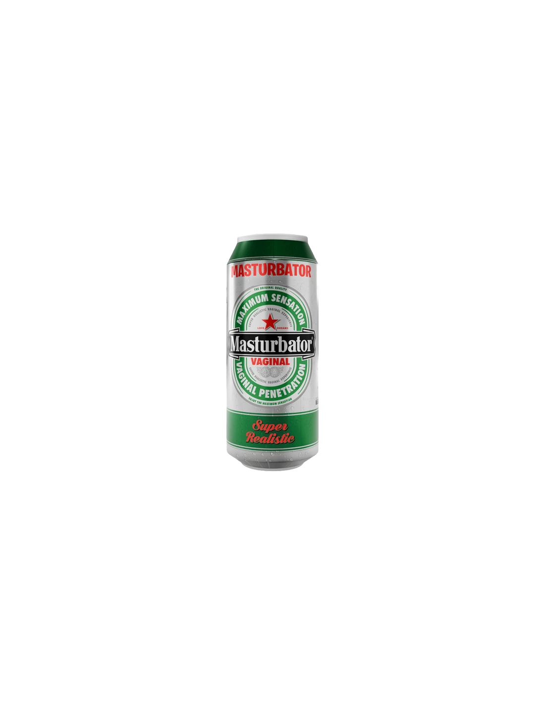 Masturbador Vaginal Super Realístico Cerveza