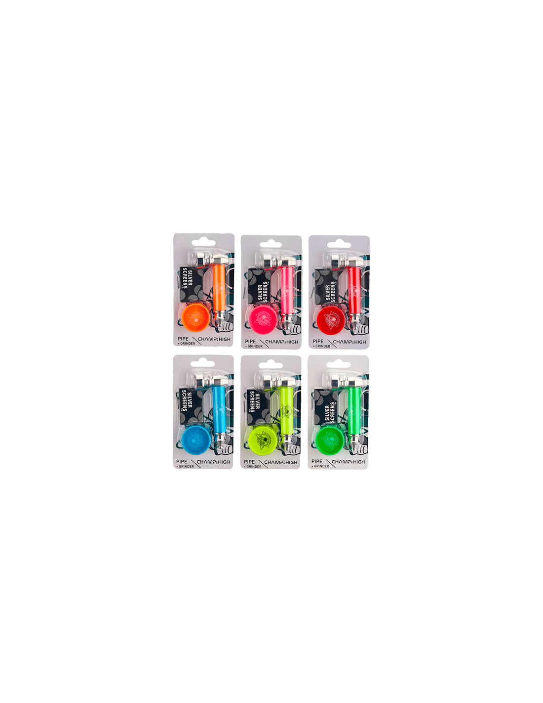 Pipa Mini Metal Champ High + Mini Grinder