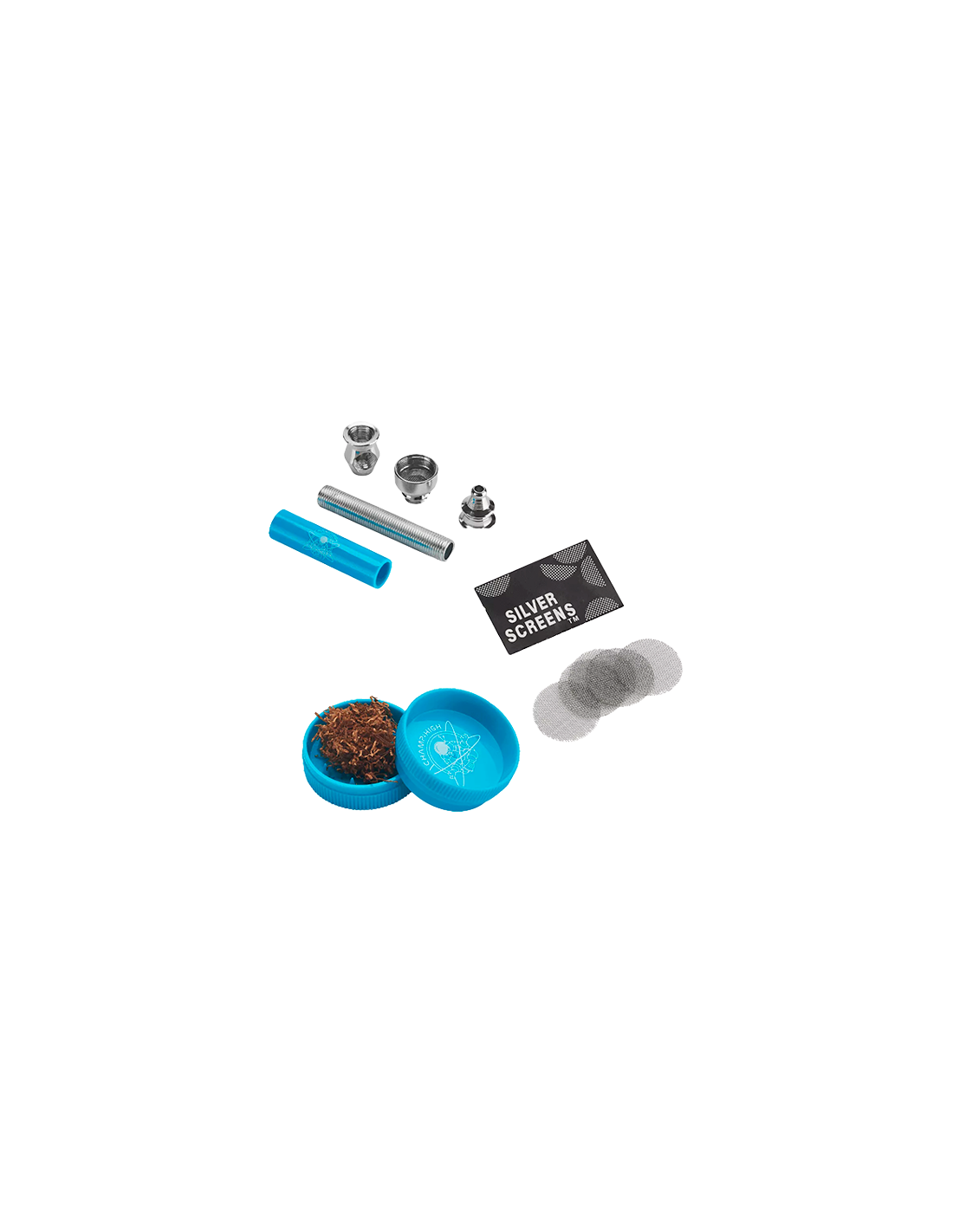 Pipa Mini Metal Champ High + Mini Grinder