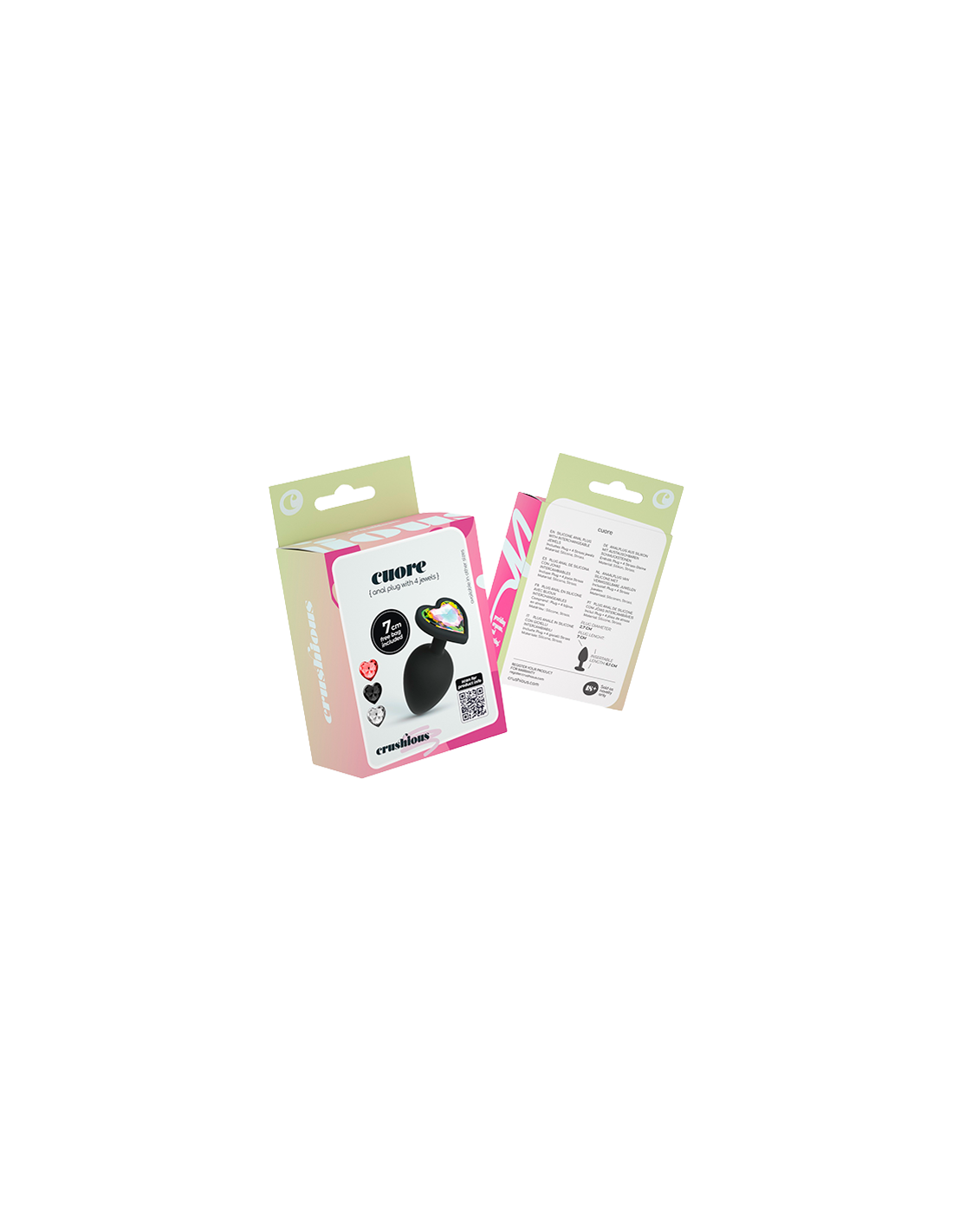 Plug Anal Cuore Crushious S 7cm - Distribución Mayorista