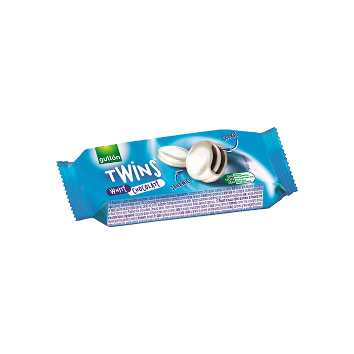 Twins Chocolate Blanco 42g Gullón-Distribución Mayorista