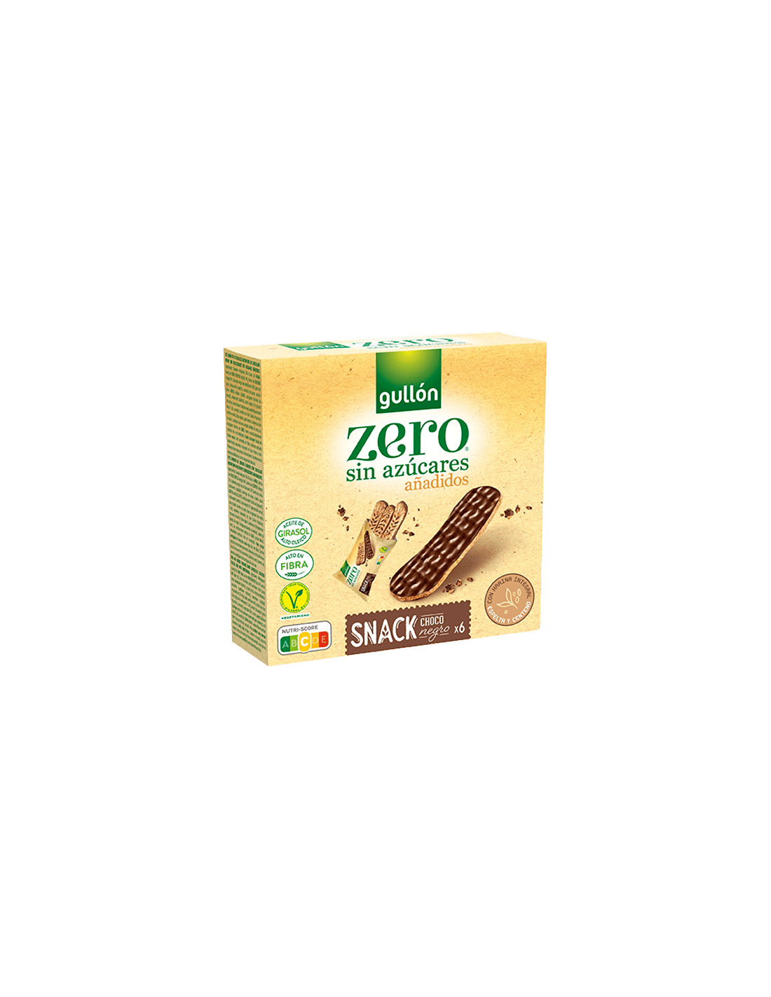 Snack Zero Chocolate Negro 25g Gullón-Distribución Mayorista