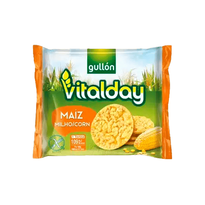 Tortitas de Maíz Vitalday 27,2g-Distribución Mayorista