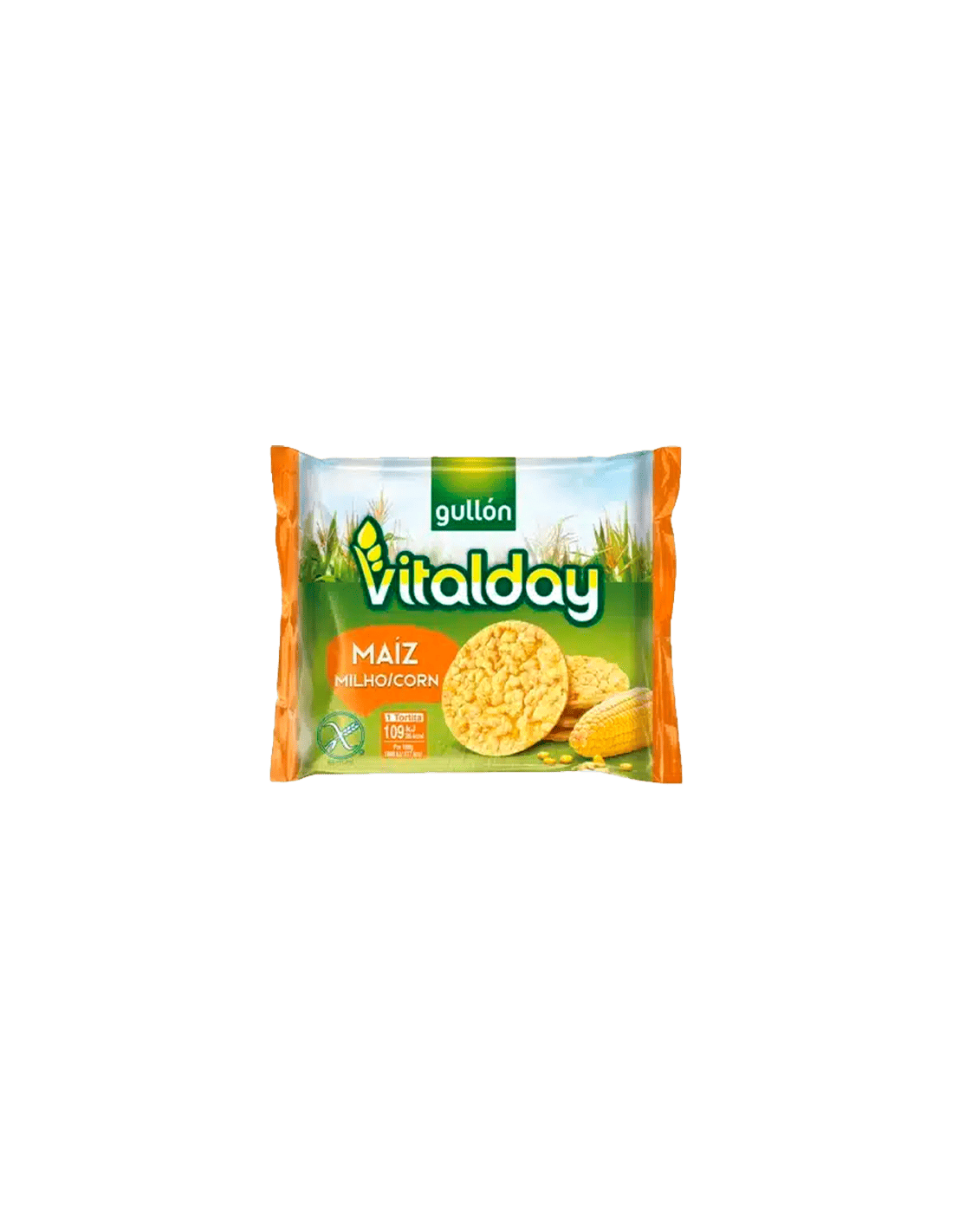 Tortitas de Maíz Vitalday 27,2g-Distribución Mayorista