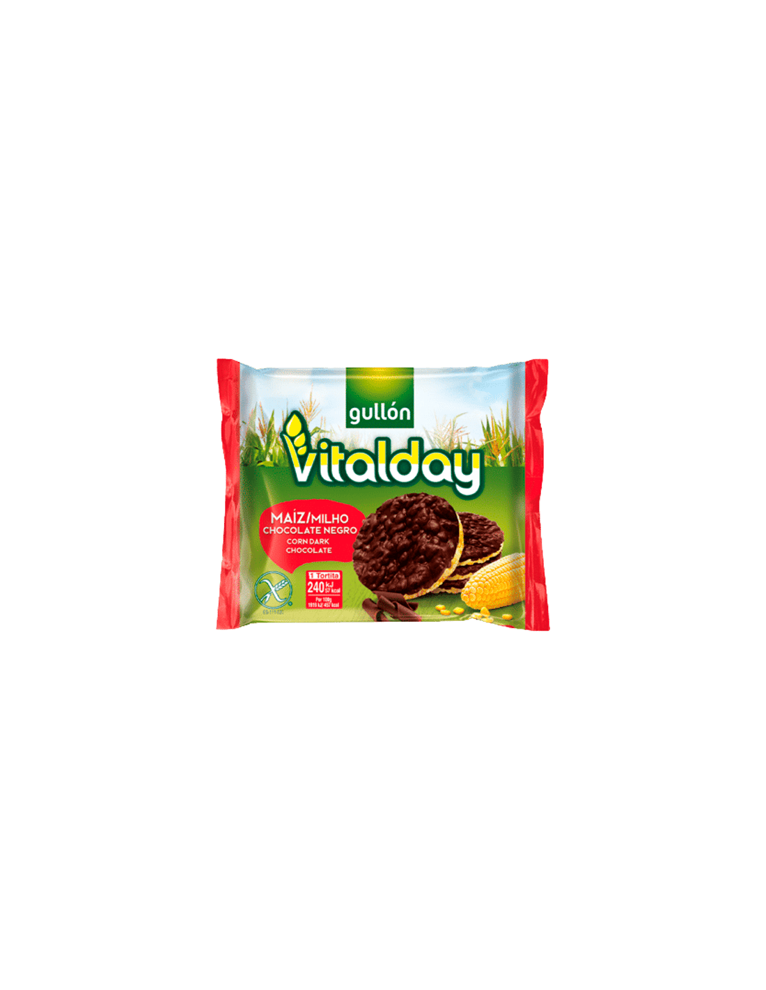 Tortitas de Maíz con Chocolate Vitalday 100g - Distribución Mayorista