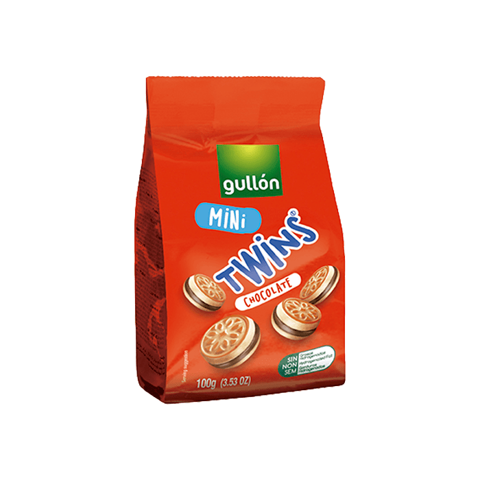 Mini Twins Chocolate 100g Gullon-Distribución Mayorista