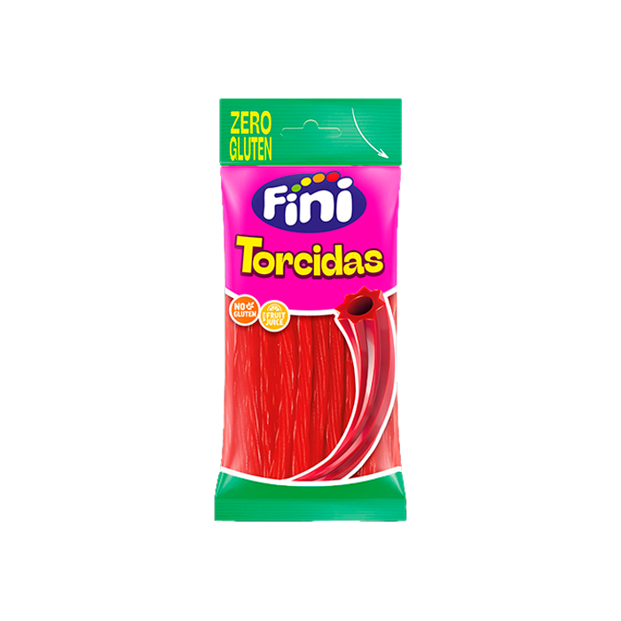 Torcida Fresa Zero Gluten 75g Fini - Distribución Mayorista