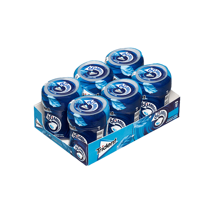 Trident 60 Minutos Menta 68,2g - Distribución Mayoristas