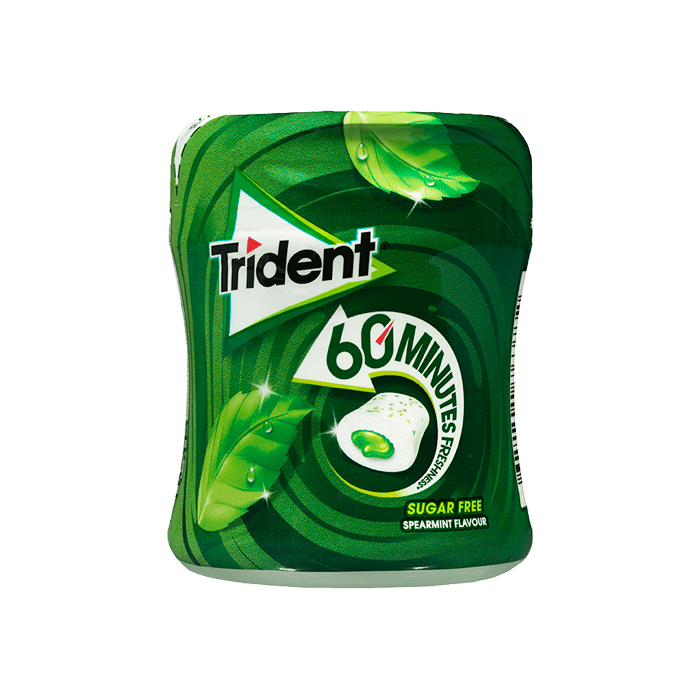 Trident 60 Minutos Hierbabuena 68,2g - Distribución Mayorista