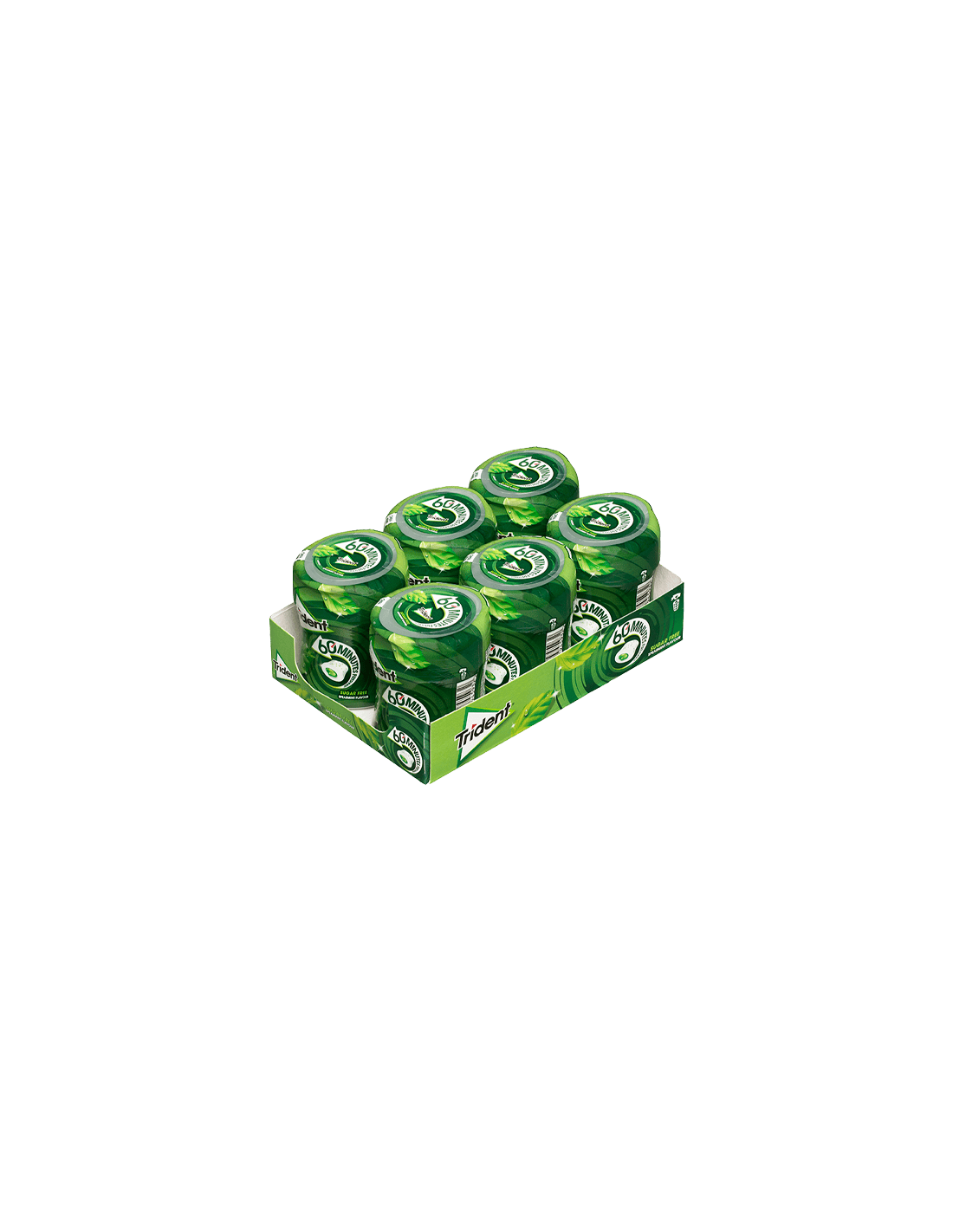 Trident 60 Minutos Hierbabuena 68,2g - Distribución Mayorista