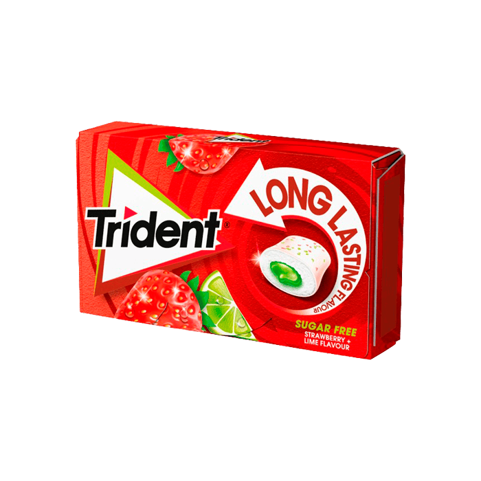 Trident Max Splash Fresa Lima 22g - Distribución Mayorista