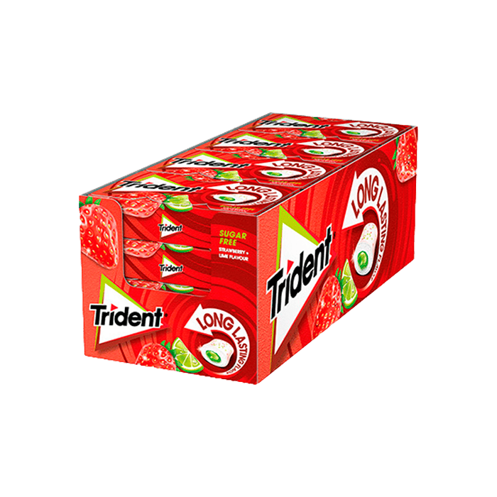 Trident Max Splash Fraise Lime 22g - Distribución Mayorista