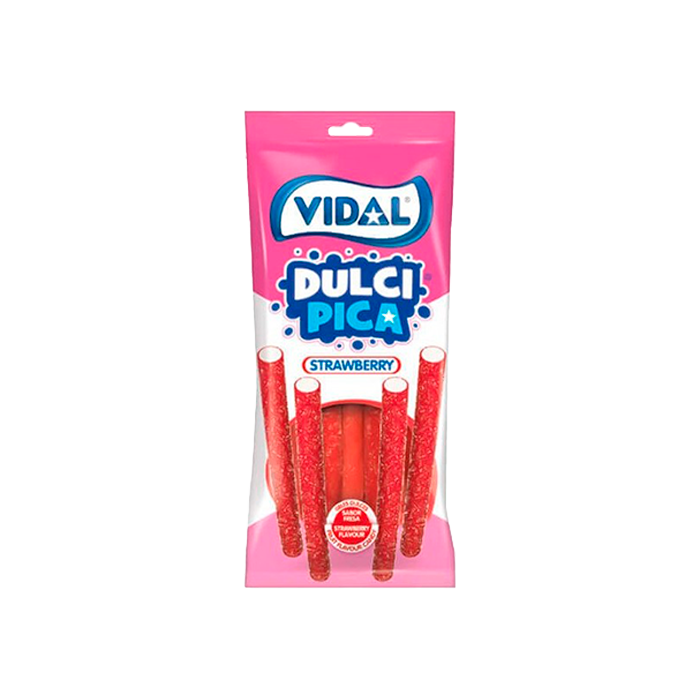Dulcipica Strawberry 90g Vidal - Distribución Mayorista