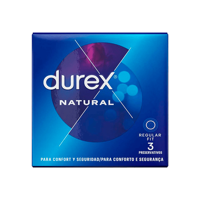 Durex Natural 3 uds-Distribución Mayorista