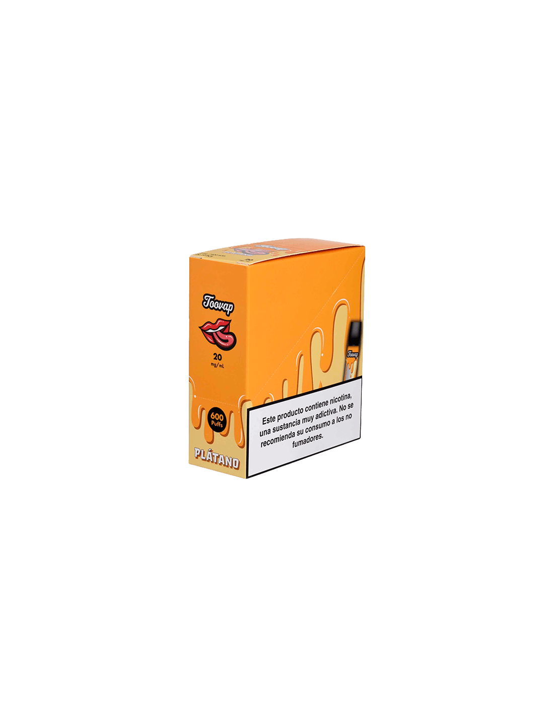 Vapeador Toovap Sin Nicotina Banana-Distribución Mayorista