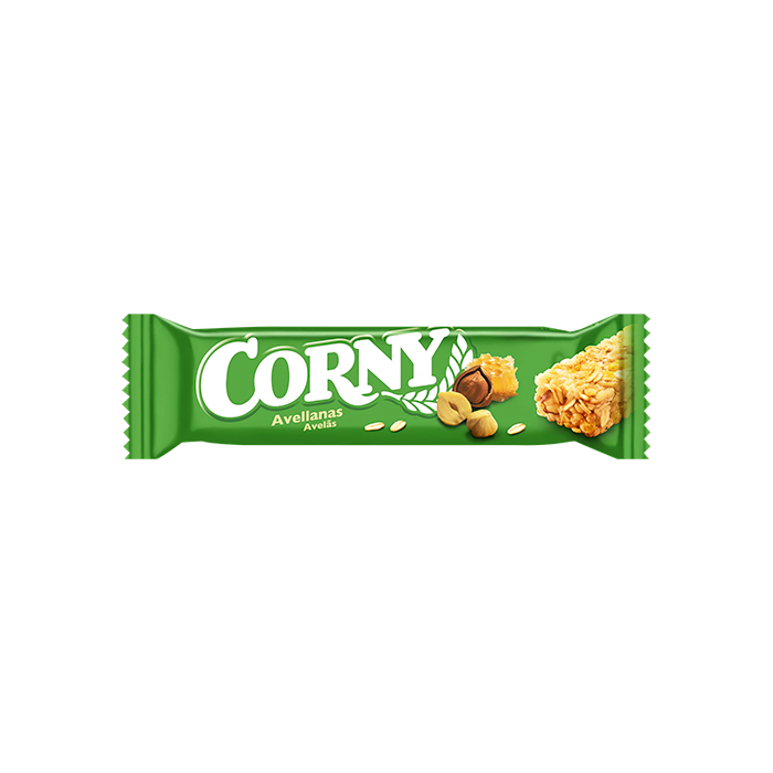 Barrita Corny Avellanas 25g-Distribución Mayorista