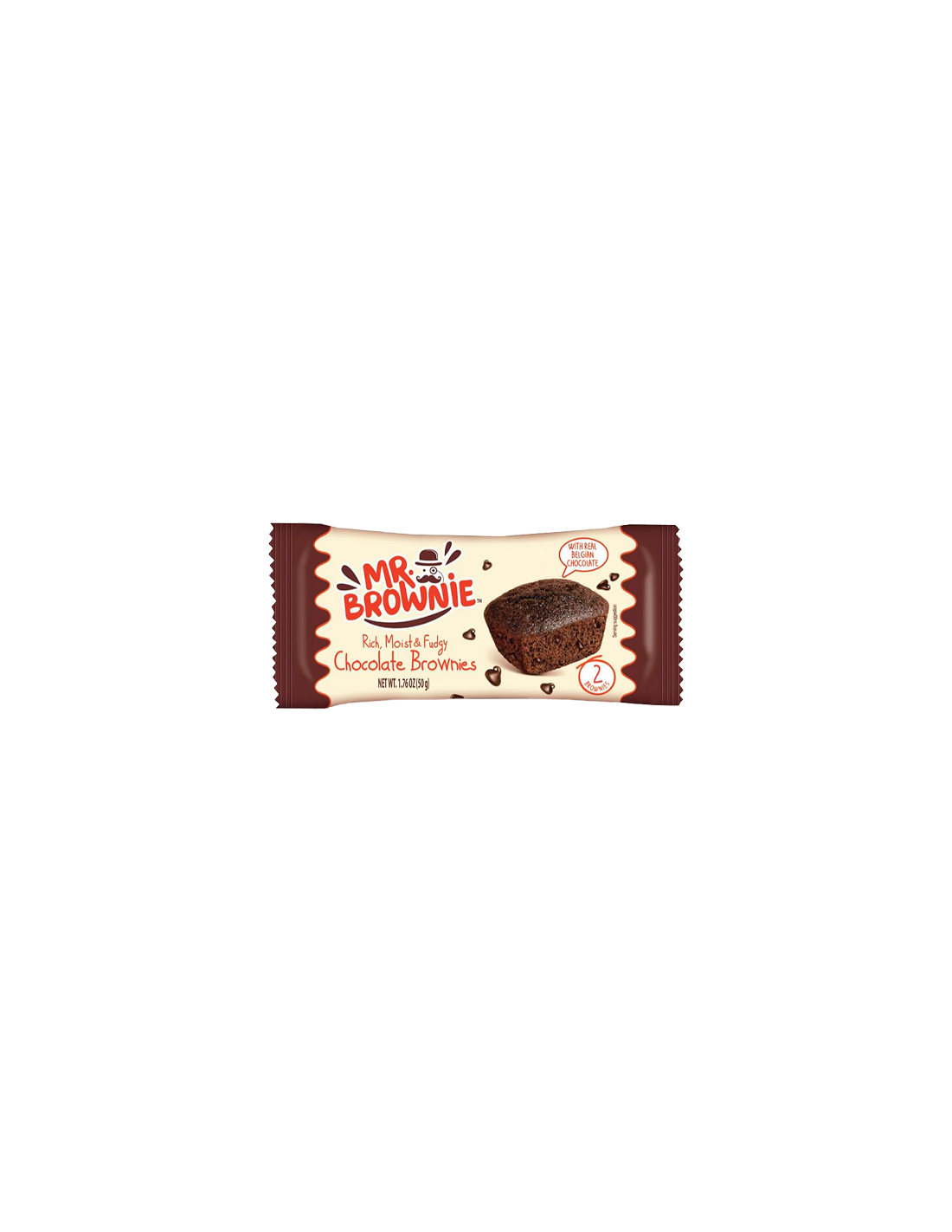Brownie Chocolate 50g Mr Brownie-Distribución Mayorista