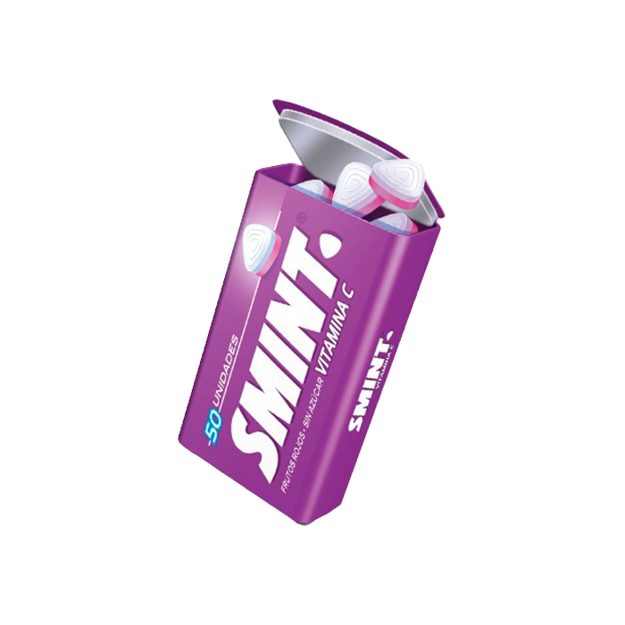 Smint Tin Frutos Rojos 12uds-Distribución Mayorista