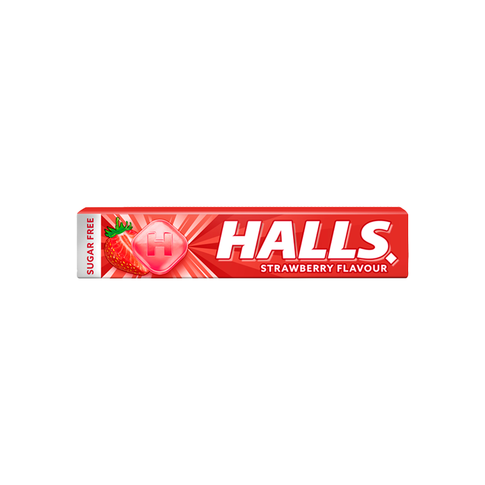 Halls Vita C Fresa S/A 32g-Distribución Mayorista