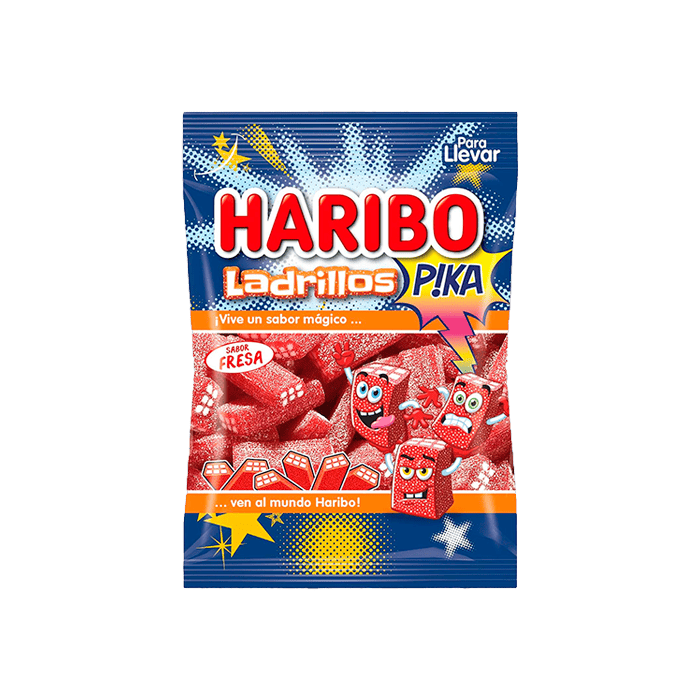 Ladrillos Pica 100g Haribo-Distribución Mayorista