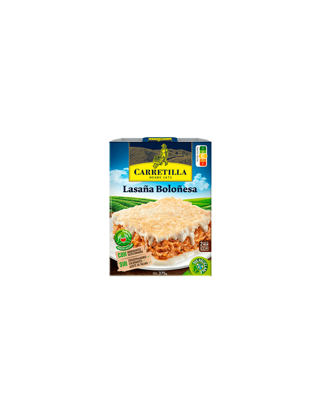 Lasaña Boloñesa 375g Carretilla-Distribución Mayorista