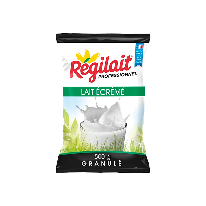 Milk Powder 100% Skimmed Sugar-Free 500g Regilait-Distribución Mayorista