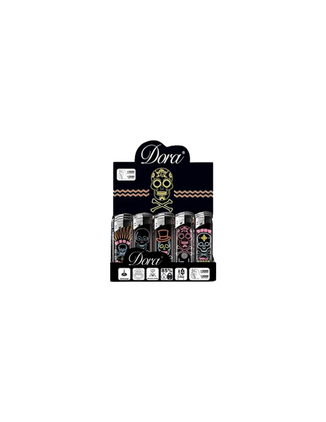 Briquet Dora Couleurs Assorties - Distribución Mayorista