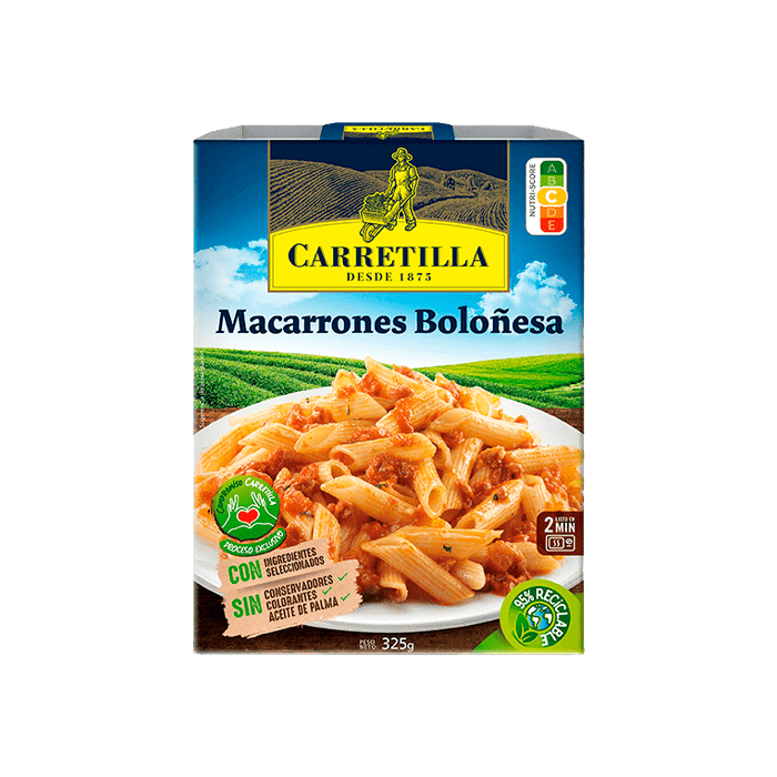 Macarrão Bolonhesa 325g Carretilla-Distribución Mayorista