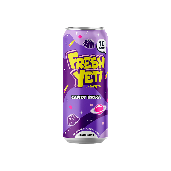 Freshyeti Candy Mora 500ml Marcado 1€-Distribución Mayorista
