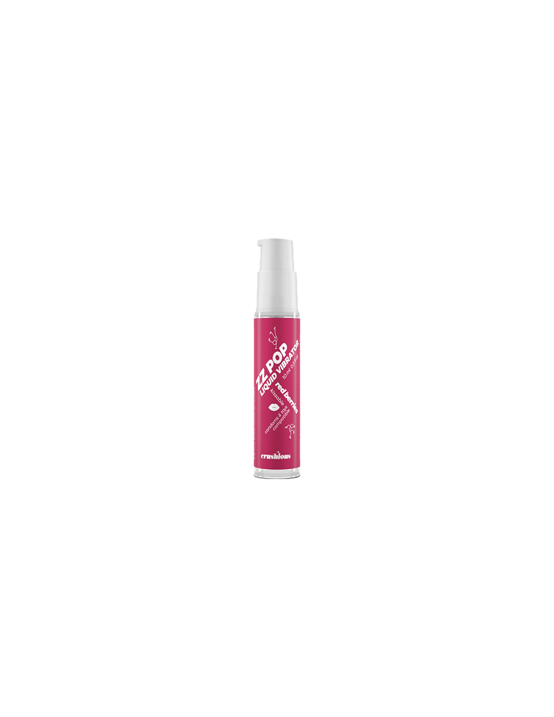 Liquido Vibrador Frutos Rojos 10ml Crushious-Distribución Mayorista