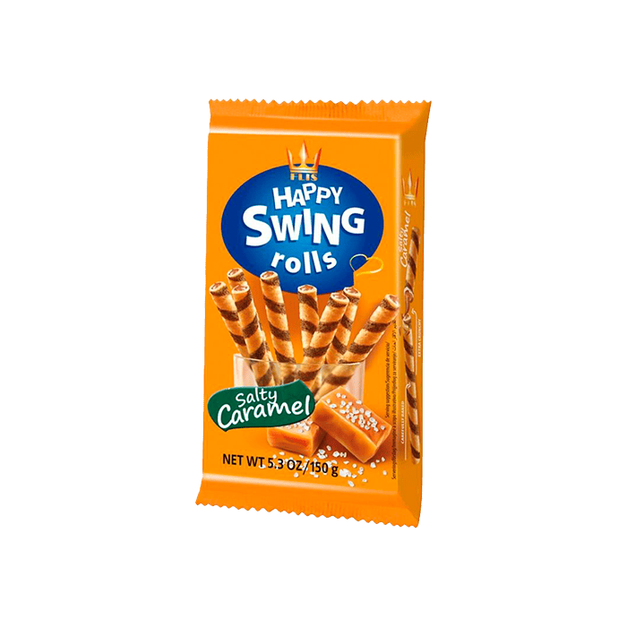 Tubitos Rellenos Caramelo 150G-Distribución Mayorista
