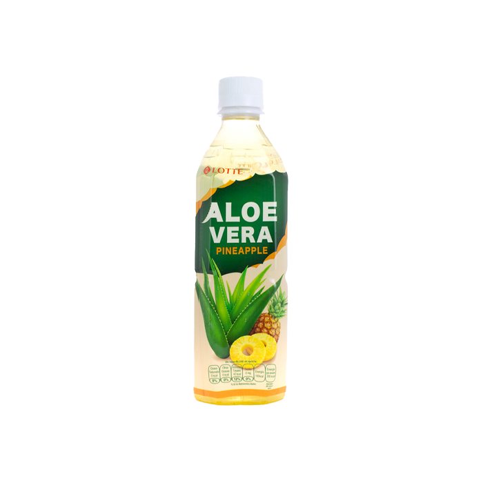 Bebida Aloe Vera Piña 500ml Lotte-Distribución Mayorista
