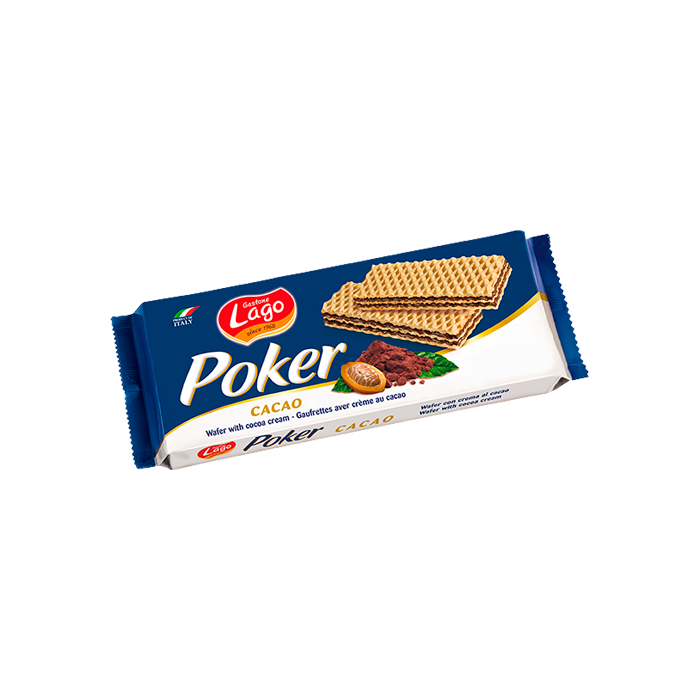 Poker Cacao 4x45g Gastone Lago - Distribución Mayorista