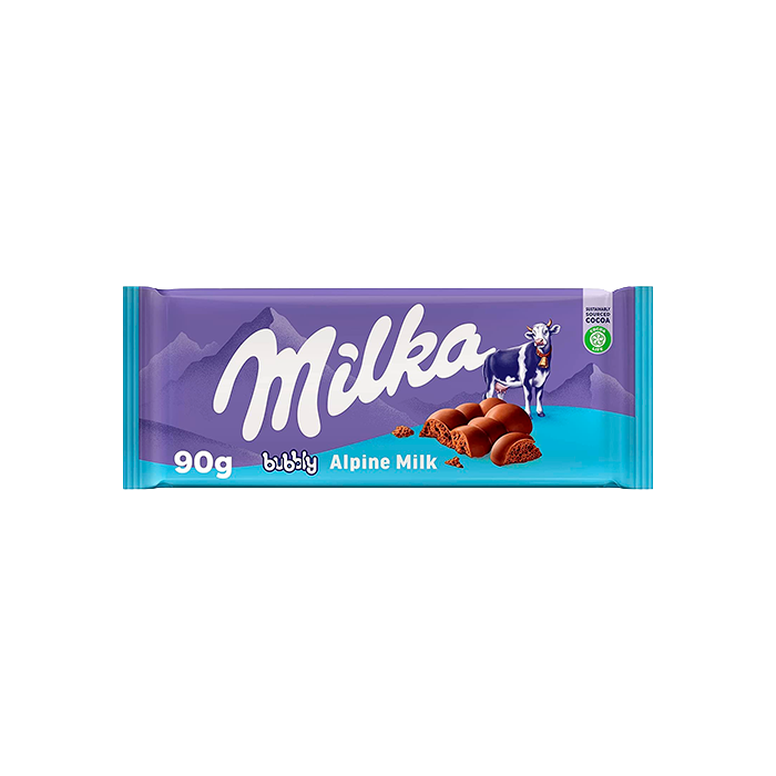 Milka Bubbly 90g - Distribución Mayorista