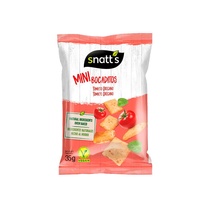 Snatt's Tomate y Orégano 35g Grefusa - Distribución Mayorista