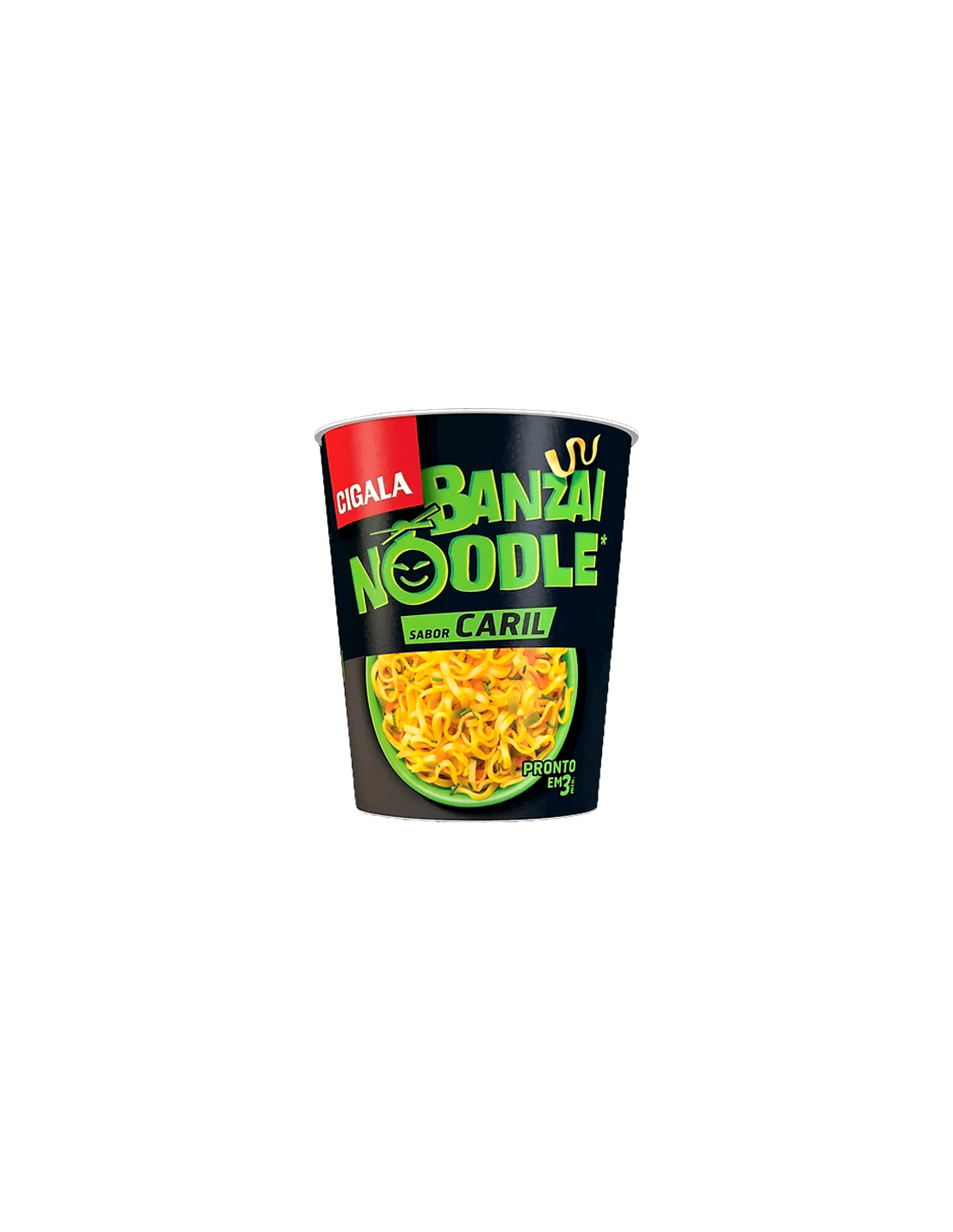 Fideos Orientales Curry Banzai Noodle Cigala 67g  - Distribución Mayorista